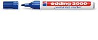 Edding permanent marker 3000 blauw - thumbnail