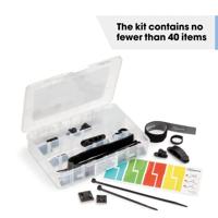 Vogels Kabeldoorlaat Zwart - thumbnail