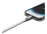 Cygnett Gepantserde Lightning naar USB-C snellaadkabel 30W (2m, wit) - thumbnail