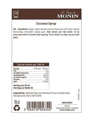 Monin siroop cocos (70 cl)