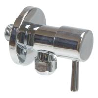 Wiesbaden Riko Universele toiletkraan-aansluitset in blister chroom - thumbnail