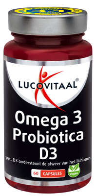 Lucovitaal Omega 3 Probiotica D3 60Capsules