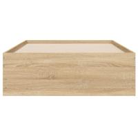 Bedframe met lades bewerkt hout sonoma eikenkleurig 100x200 cm - thumbnail