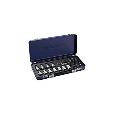 Promat/Tecwerk Dopsleutelset | 27-delig | 1/4 + 1/2 inch | T10-T55/E4-E20 - 4000821186