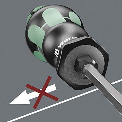 Wera 350 05008751001 Werkplaats Kruiskop schroevendraaier PH 1 Koplengte: 80 mm