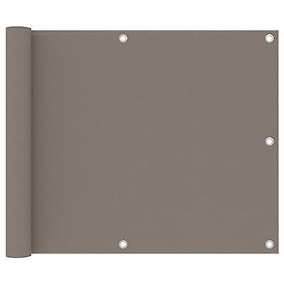 VidaXL Balkonscherm 75x600 cm oxford stof taupe VidaXL Balkonscherm 75x600 cm oxford stof taupe