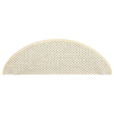 Trapmatten zelfklevend 15 st sisal-look 65x21x4 cm berber