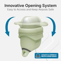 Catalyst Waterproof Case AirPods (1st and 2nd Generation) Glow-In-The-Dark - thumbnail