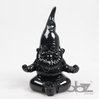 Stoobz Kabouter yoga zwart 20cm - thumbnail
