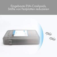 ICY BOX IB-AC602b-6, 3,5 HDD Schutzbox, transparent, 6 Farben 3,5 harde schijf bewaarbox - thumbnail