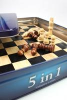 Tactic houten spellen, 5in1 - thumbnail