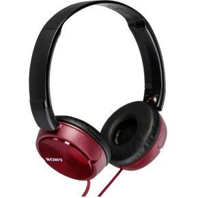 Sony MDR-ZX310 On Ear koptelefoon Kabel Rood Vouwbaar