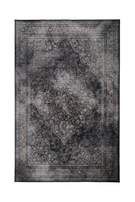 Dutchbone Vloerkleed 'Rugged' 170 x 240cm, kleur Dark Dutchbone Vloerkleed 'Rugged' 170 x 240cm, kleur Dark