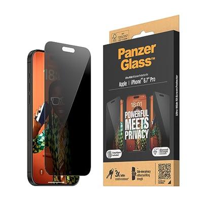 PanzerGlass Privacy P2812 Screenprotector (folie) met privacyfolie Apple iPhone 15 Pro Max 1 stuk(s) PanzerGlass Privacy P2812 Screenprotector (folie) met privacyfolie Apple iPhone 15 Pro Max 1 stuk(s)