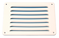 Aluminium Schoepenrooster Opbouw 215 X 150mm - Wit (1-2115w) - thumbnail