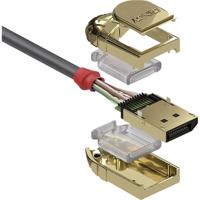 LINDY 36293 DisplayPort-kabel DisplayPort Aansluitkabel DisplayPort-stekker, DisplayPort-stekker 3.00 m Grijs - thumbnail