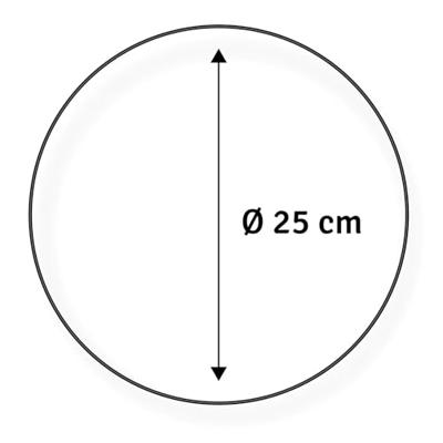 Vaessen Creative • metalen ringen set ø25cm 3mm zilver 4x