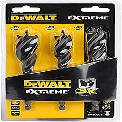 DeWALT DT90237 Speedboor tri flute EXTREME™™ 3-delige set 152mm (16,20,25mm)