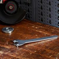 Bosch Accessories 1607950043 Tweegaatssleutel recht, voor het spannen van alle schijven op haakse slijpmachines - thumbnail