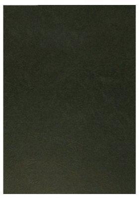 Q-CONNECT dekblad A4 leder 250 grams 100 stuks zwart