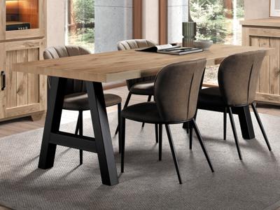 Rechthoekige eettafel SYROCO 200 cm canyon eik Rechthoekige eettafel SYROCO 200 cm canyon eik