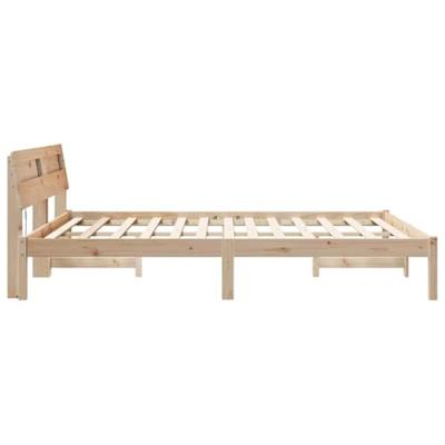 Bedframe Bruin 140 x 200 cm Massief grenenhout
