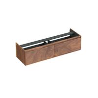 Onderkast Forzalaqua Reno 160x51x40 Cm 2 Lades Softclose Noten Pure Walnut - thumbnail