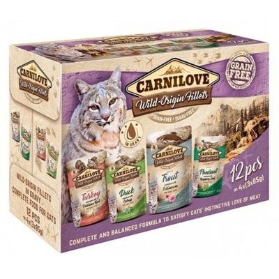 Carnilove natvoer kat multipack (zakjes) 24 x 85 g