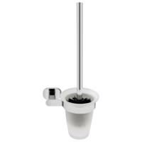 Toiletborstelhouder Haceka Gio Hangend Glas Met Chroom - thumbnail