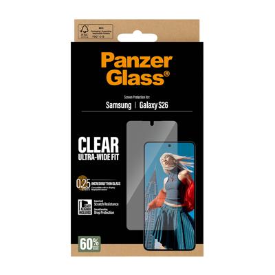 PanzerGlass PanzerGlass - Bildschirmschutz für Handy - ultrabreite PG34506 Screenprotector (glas) Samsung Galaxy S26 1 stuk(s) PanzerGlass PanzerGlass - Bildschirmschutz für Handy - ultrabreite PG34506 Screenprotector (glas) Samsung Galaxy S26 1 stuk(s)
