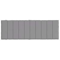 Ligbedkussen 186x58x4 cm oxford stof grijs - thumbnail