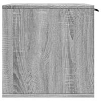 Kattenbakkast 60x40x40 cm bewerkt hout grijs sonoma eikenkleur - thumbnail