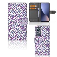 Xiaomi 12 | 12X | Telefoon Hoesje | Feathers Color - thumbnail
