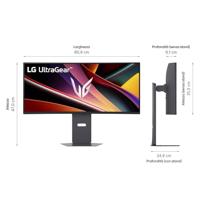 LG Ultragear™ 34G600A-B.AEU Gaming-monitor voor pc, 34 inch, VA-paneel, QHD-resolutie (3440 x 1440), 5 ms GTG 160 Hz, HDR 10, sRGB 99% (CIE1931), FreeSync Premium - thumbnail