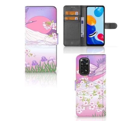 Xiaomi Redmi Note 11/11S | Telefoonhoesje | Met pasjeshouder | Bird Flying