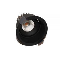 Inbouwspot Artdelight Ribs 1 Lichts LED 2700K Dimbaar Zwart - thumbnail