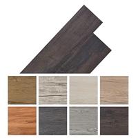 Vloerplanken zelfklevend 5,02 m 2 mm PVC donkerbruin - thumbnail