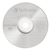 Verbatim 43489 DVD+RW disc 4.7 GB 25 stuk(s) Spindel Herschrijfbaar - thumbnail