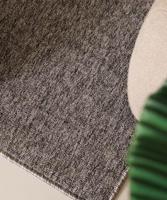 Tapeso Vierkant vloerkleed Lush - grijs - 100x100 cm - thumbnail