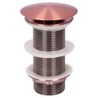 Differnz afvoerplug Mix & Match always open L rood koper - thumbnail