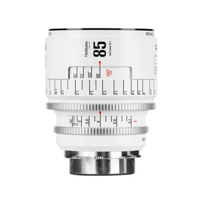 7Artisans INFINTE 85mm T2.1 Full-Frame Wit - EF-mount