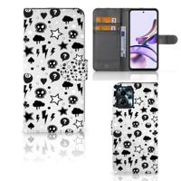 Telefoonhoesje met Naam Motorola Moto G13 | G23 Silver Punk - thumbnail