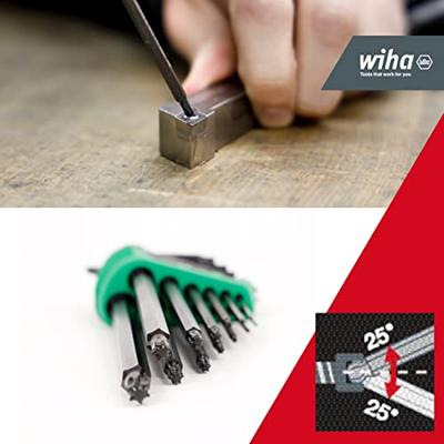 Wiha Stiftsleutelset | in ErgoStar houder | TORX® | kogelkop | 14-delig | chemisch gezwart | in blister - 43847 - 43847 - thumbnail
