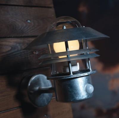 Nordlux BuitenlampBlokhus zink up met sensor - 25031031