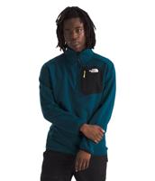 The North Face Crest 1/4 Zip Fleece Heren Midnight Petrol - TNF Black M - thumbnail