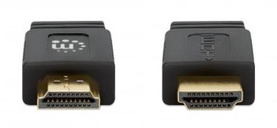 Manhattan 355636 HDMI-kabel HDMI Aansluitkabel HDMI-A-stekker, HDMI-A-stekker 5.00 m Zwart 4K UHD, Afgeschermd (dubbel), Plat, Platte uitvoering Manhattan 355636 HDMI-kabel HDMI Aansluitkabel HDMI-A-stekker, HDMI-A-stekker 5.00 m Zwart 4K UHD, Afgeschermd (dubbel), Plat, Platte uitvoering