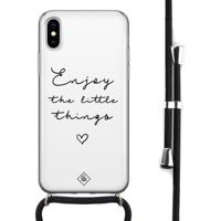 iPhone X/XS hoesje met koord - Enjoy life - thumbnail