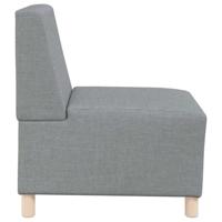 Fauteuil 55 cm stof lichtgrijs - thumbnail