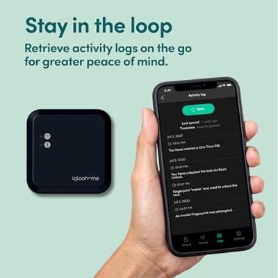 igloohome Wifi Bridge | Intelligente toegangscontrole | WLAN-brug voor igloohome hangslot | Op afstand openen en sluiten | Bluetooth | WLAN-verbinding