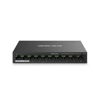 Mercusys MS110P netwerk-switch Managed Fast Ethernet (10/100) Power over Ethernet (PoE) Zwart - thumbnail